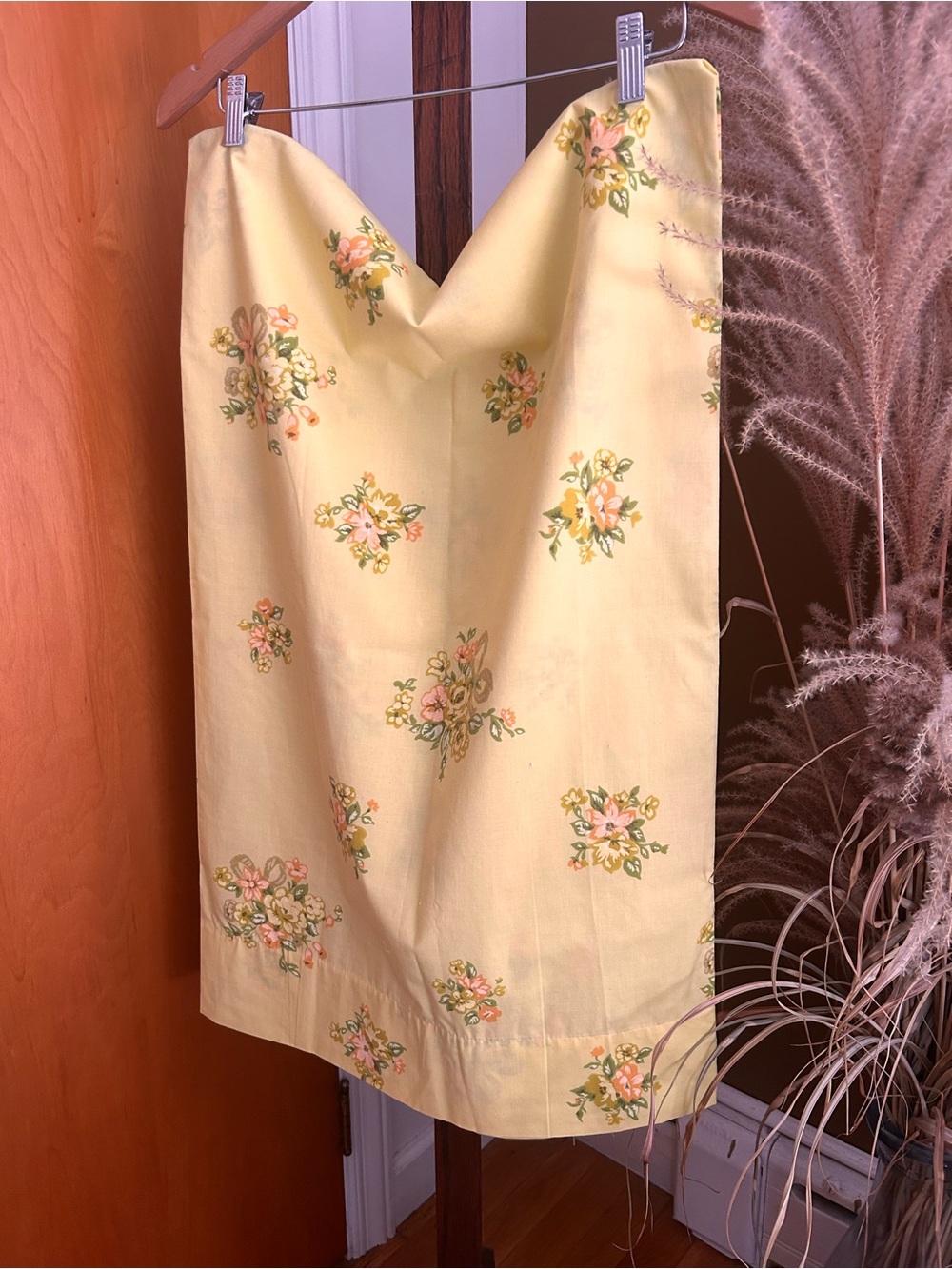 Vintage Floral Pillowcase